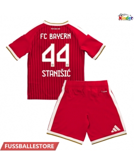 Günstige Bayern Munich Josip Stanisic #44 Heimtrikotsatz Kinder 2026-27 Kurzarm (+ Kurze Hosen)